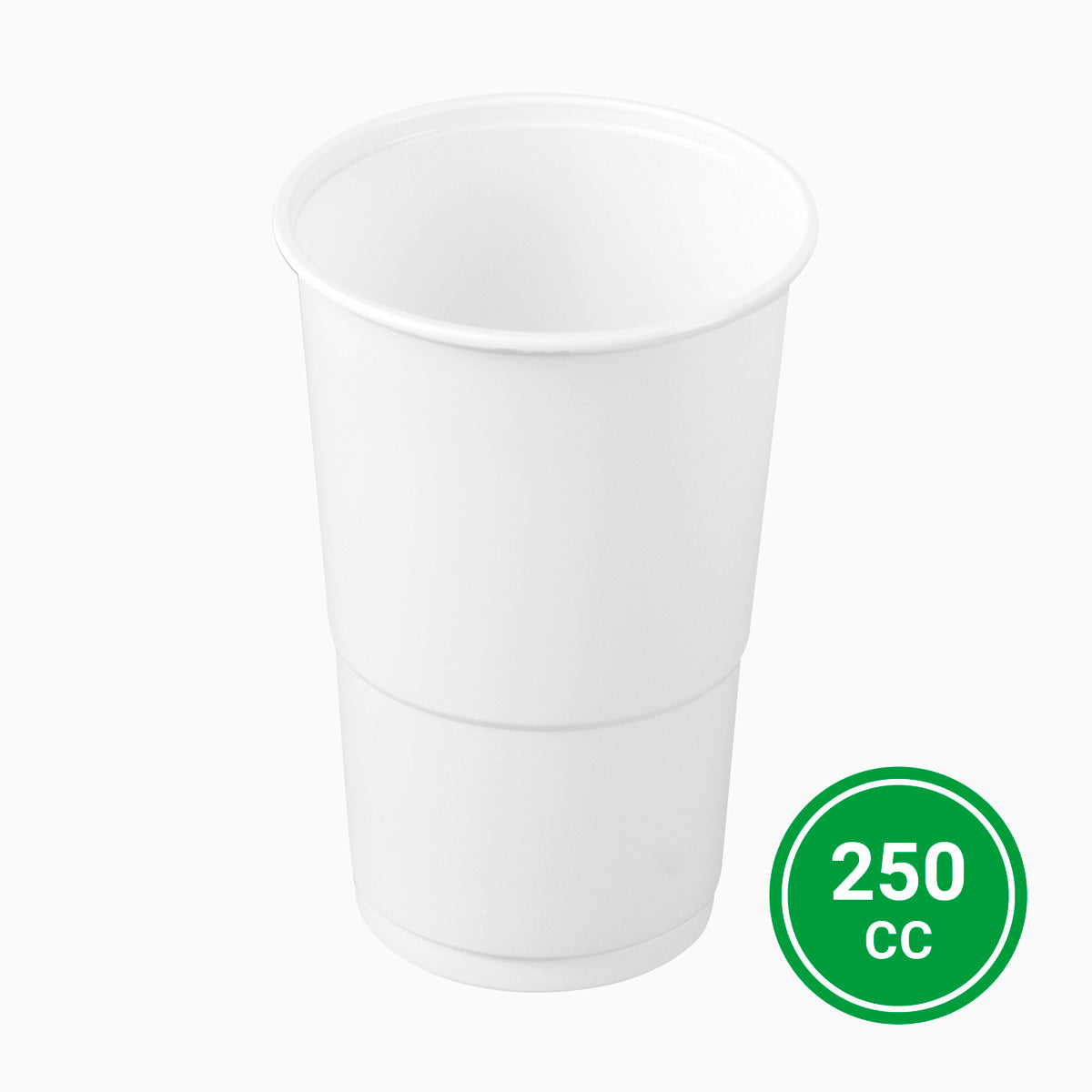 Vaso Irrompible 250 cc Blanco