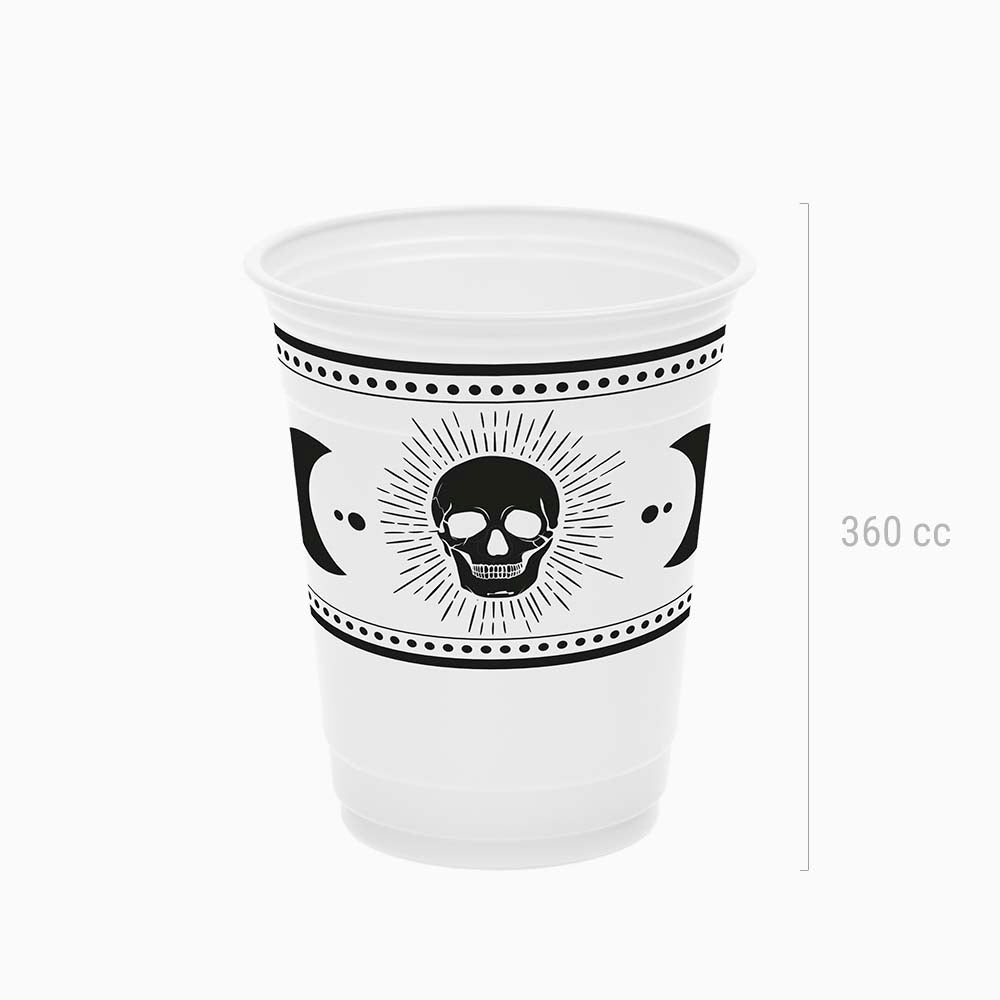 Vaso Esotérico Calavera Halloween