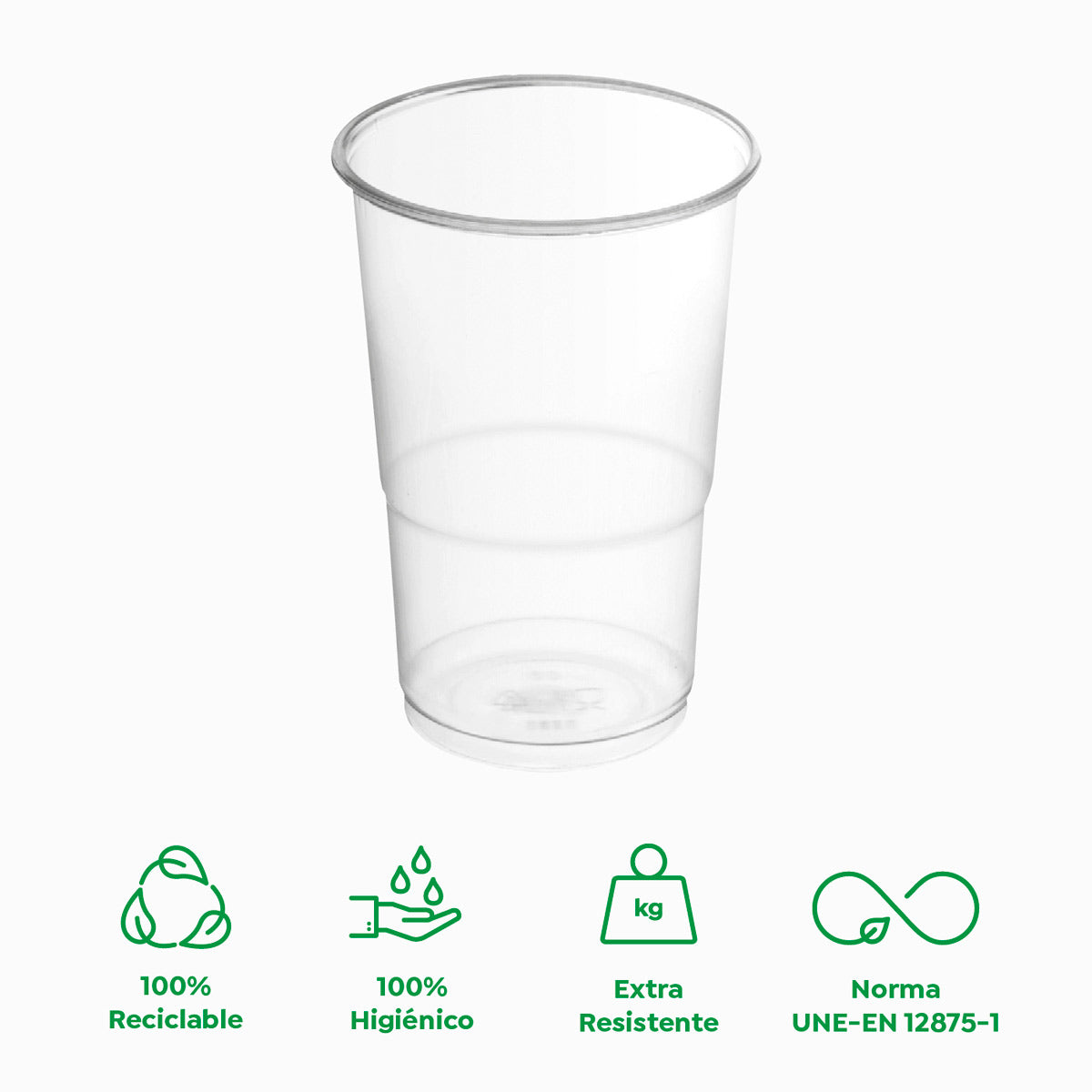 Vaso Irrompible 300 cc Transparente 3000 Unidades