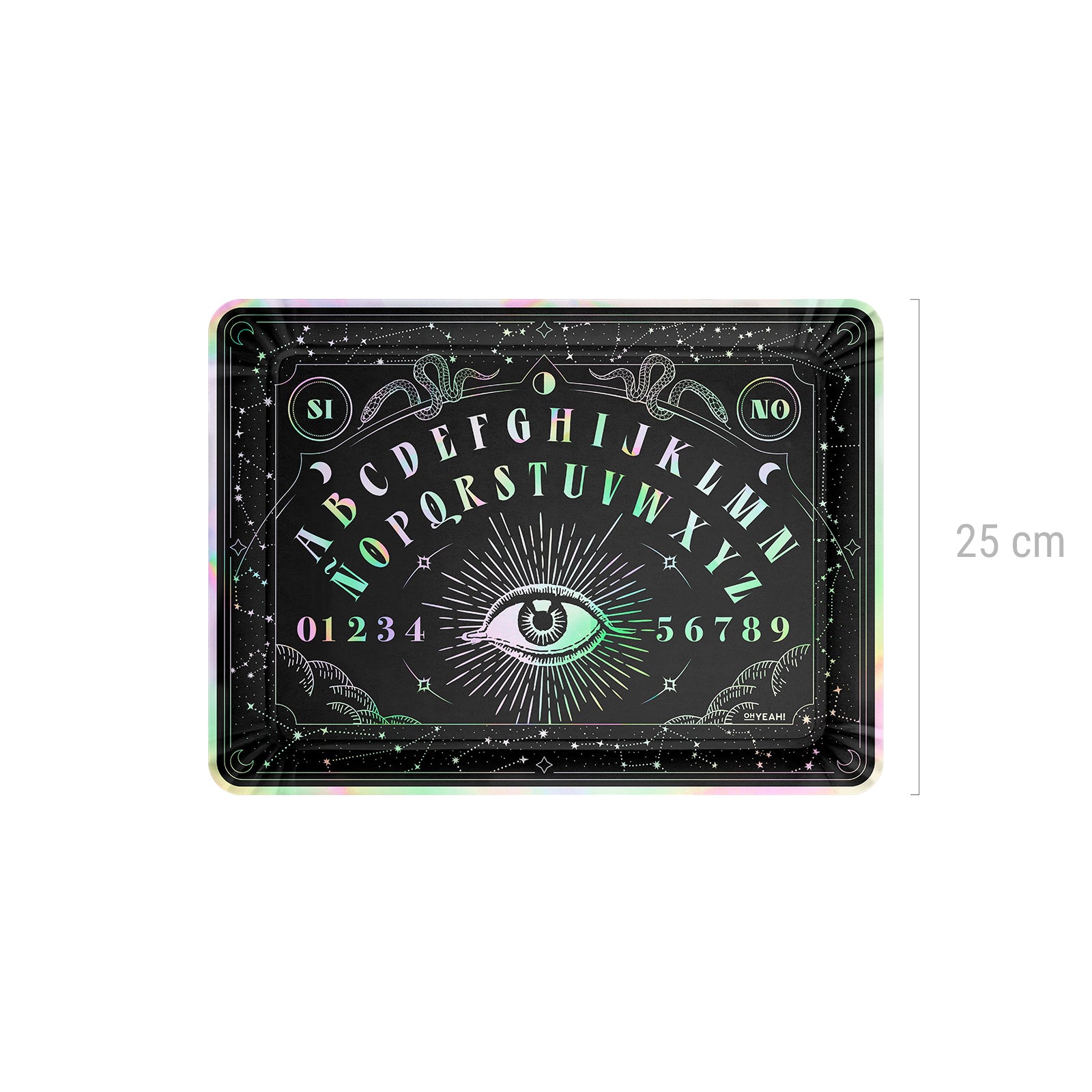 Bandeja Rectangular Esotérica Ouija Halloween