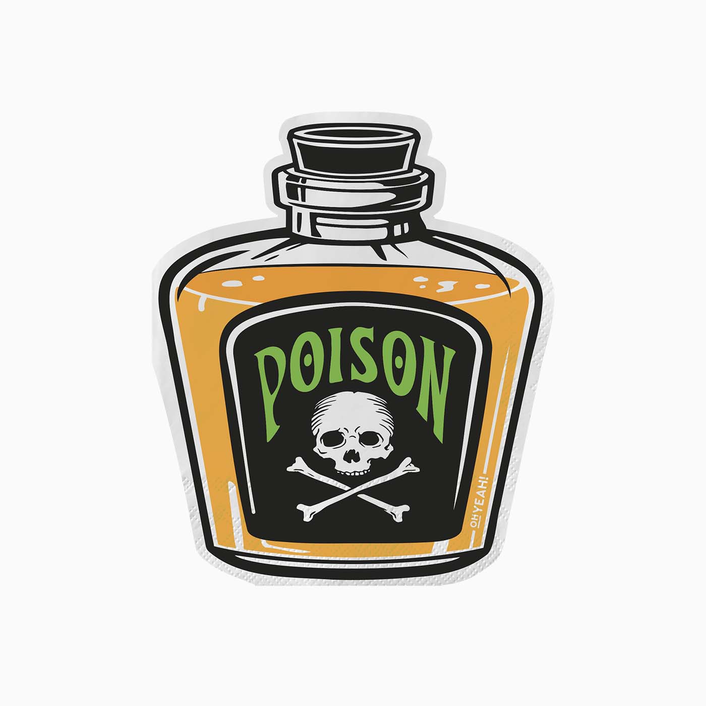 Servilleta Doble Capa "Poison" Halloween