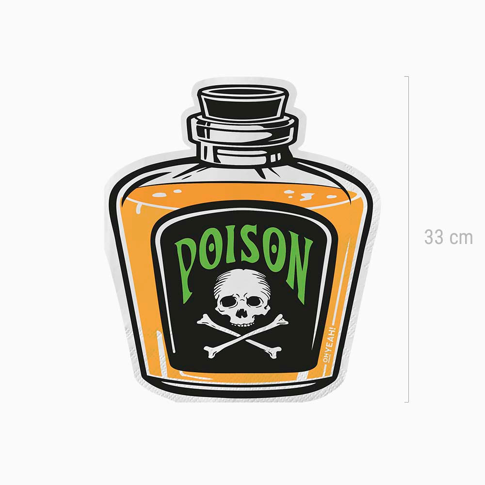 Servilleta Doble Capa "Poison" Halloween