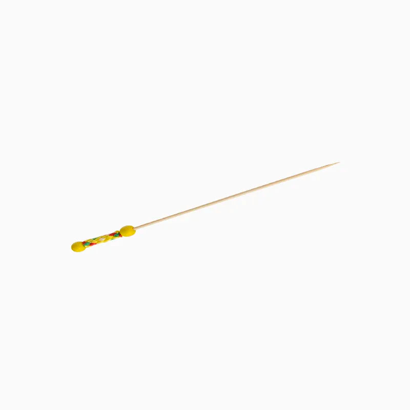 Pincho Bambú Decorativo Trenzado 12cm Amarillo 5000 uds