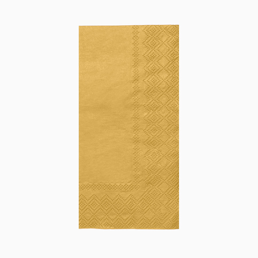 Servilleta Rectangular Metalizada Oro