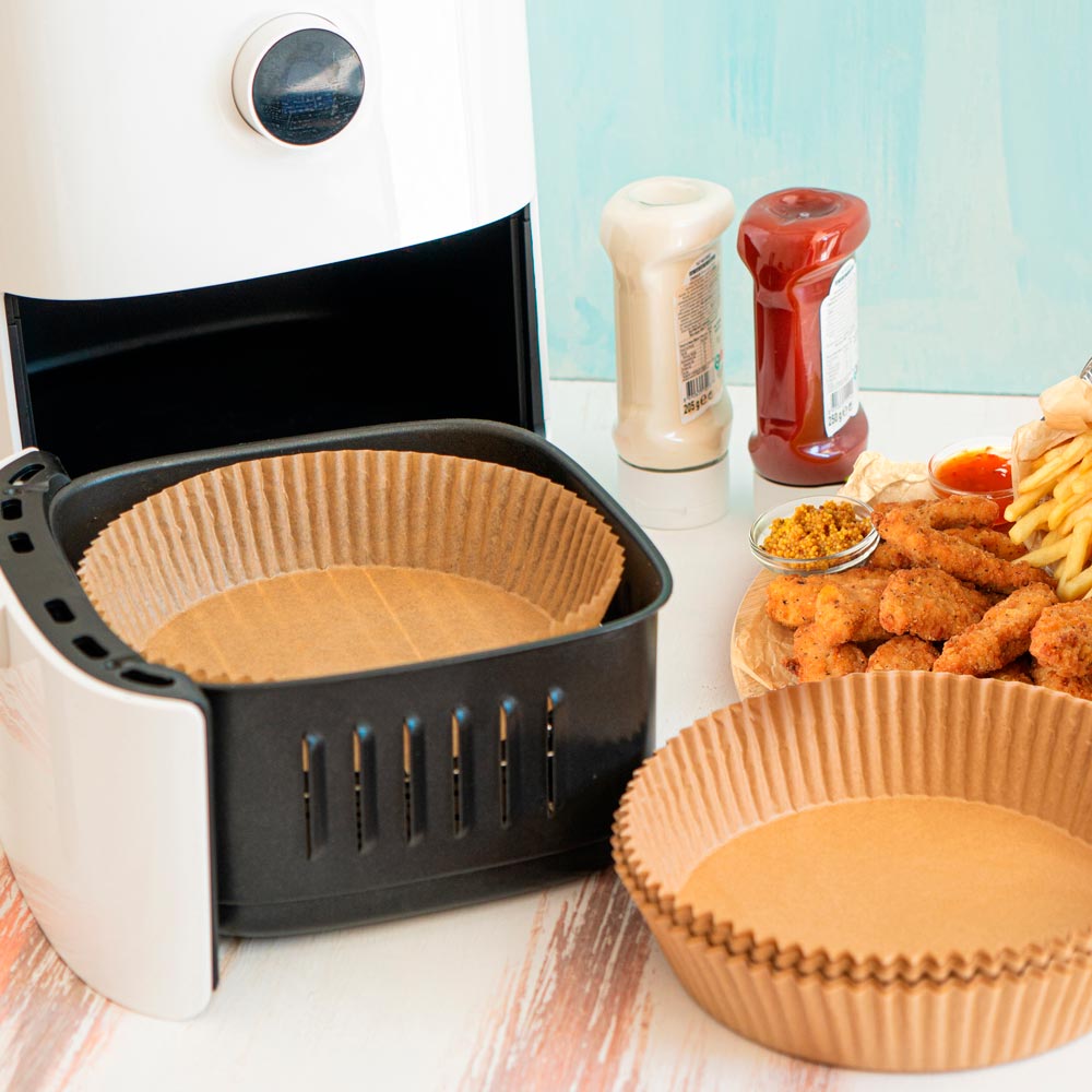 Molde Papel Siliconado Redondo AirFryer Ø16 x 4,5 cm 1800 Uds