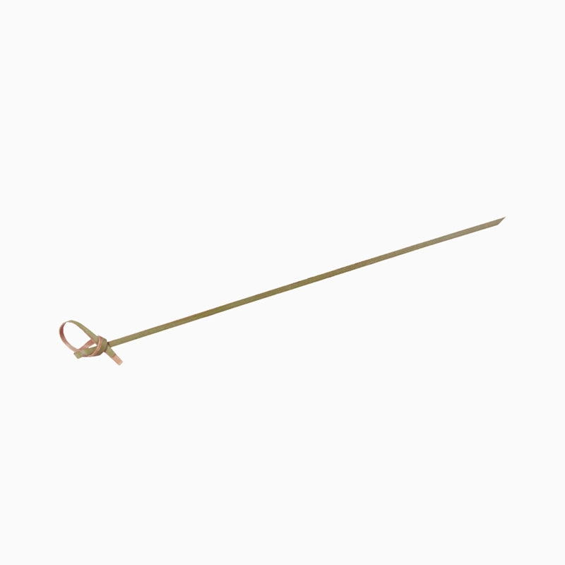 Pincho Bambú Con Lazo 18cm