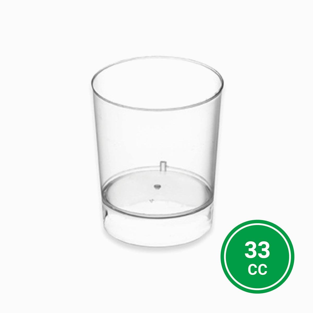 Vaso Chupito Transparente 33cc 1000 uds Granel