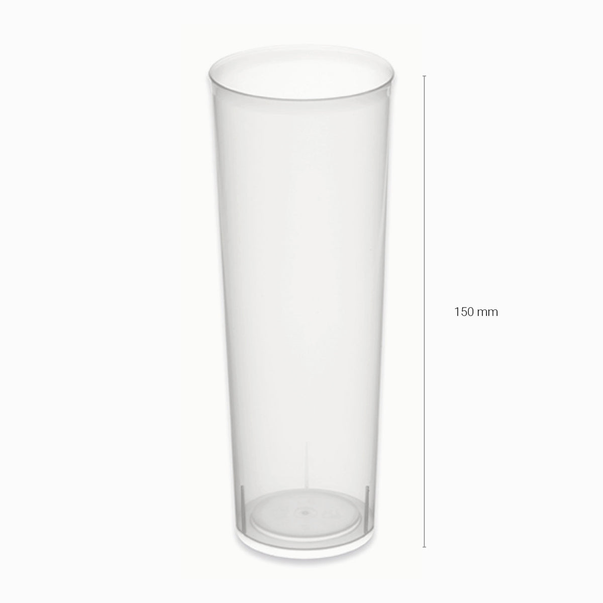 Vaso Tubo Irrompible Transparente 360 Unidades