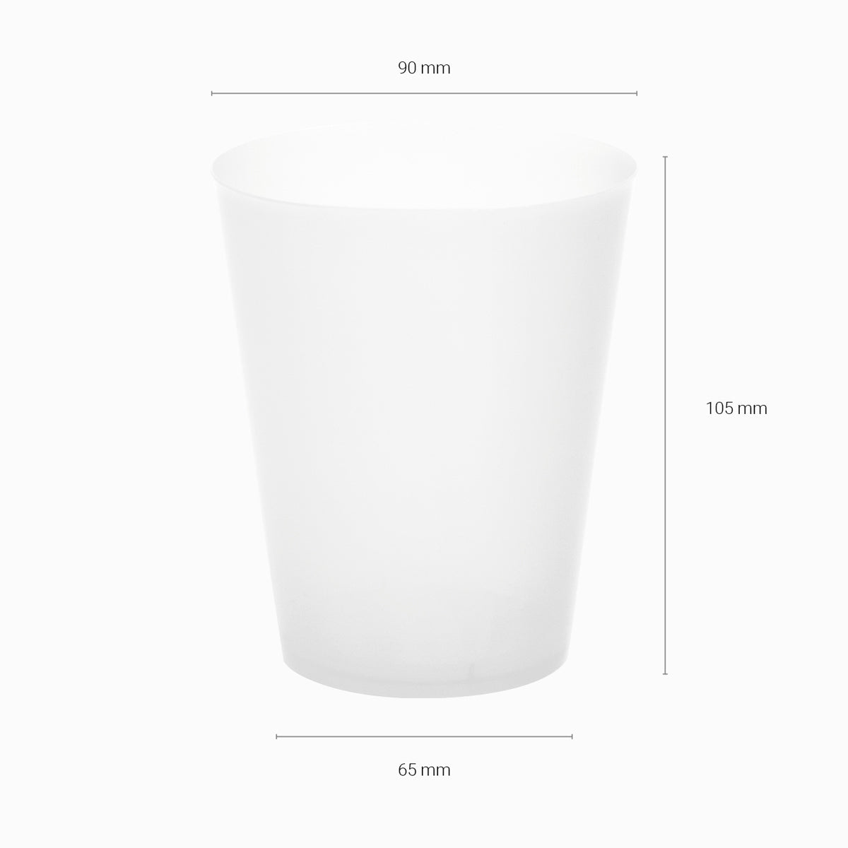 Vaso Cubata Ancho 480cc Transparente PERSONALIZADO