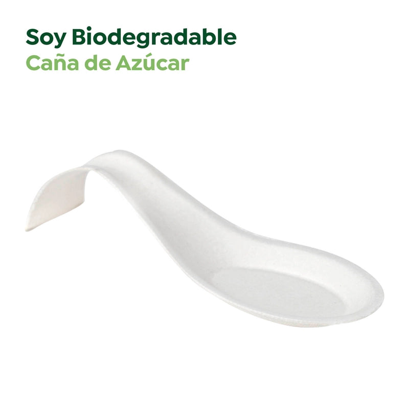 Cuchara Aperitivo Arco Finger Food Caña de Azúcar 12 x 4,2 cm 1000 uds