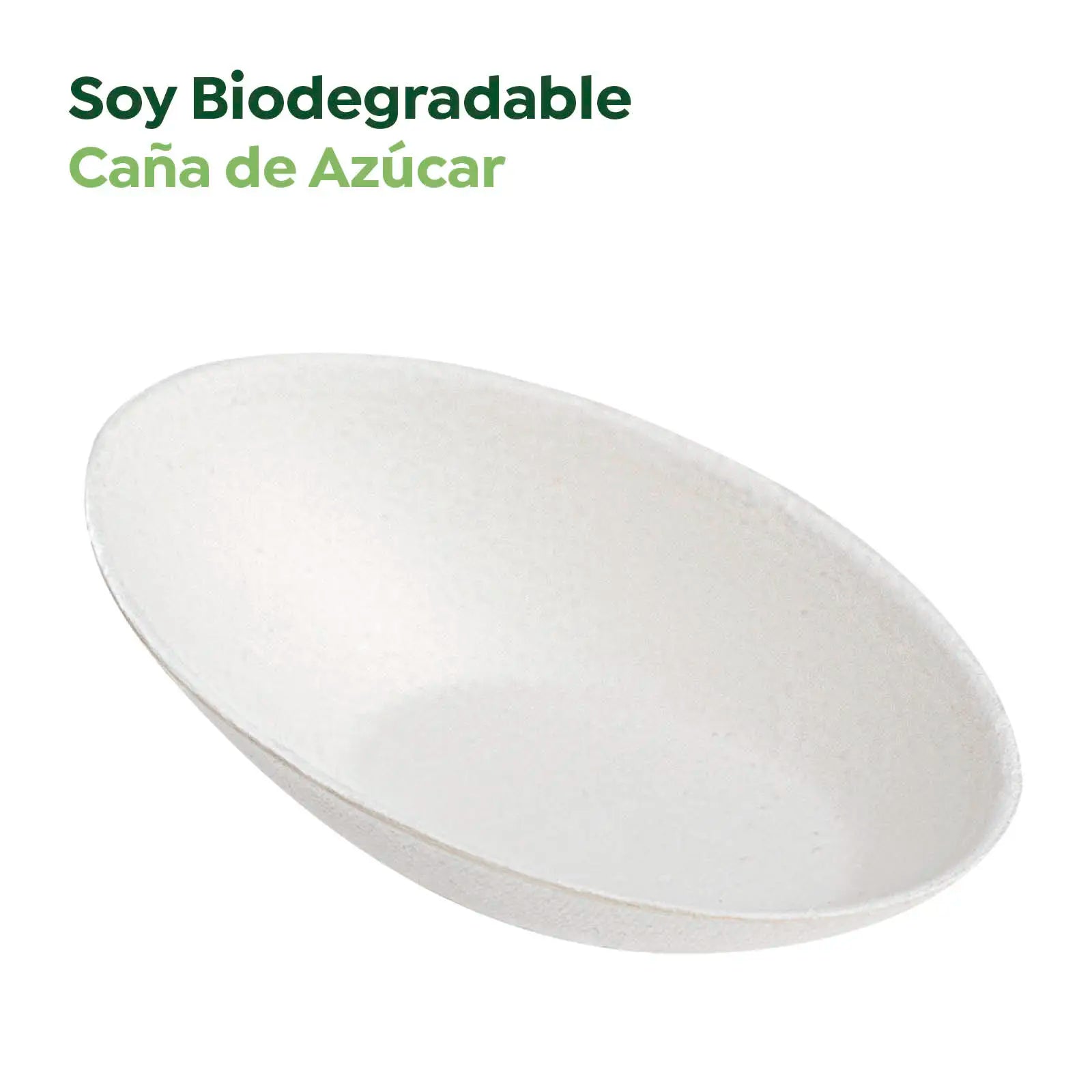 Plato Ovalado Finger Food Caña de Azúcar 8 x 5 cm 50 uds