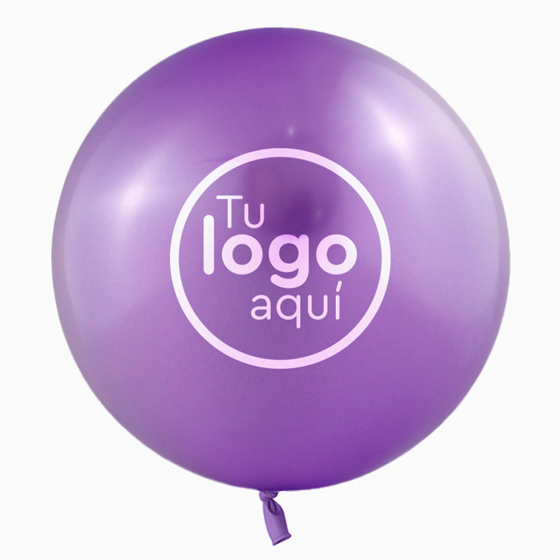 Globo Gigante Metalizado Personalizado (85 cm Ø)