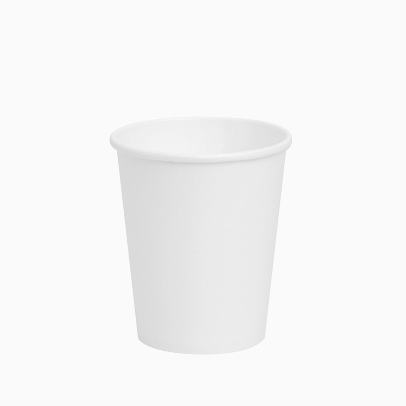 Vaso Cartón Grande Biodegradable 250 cc Blanco 50 Uds