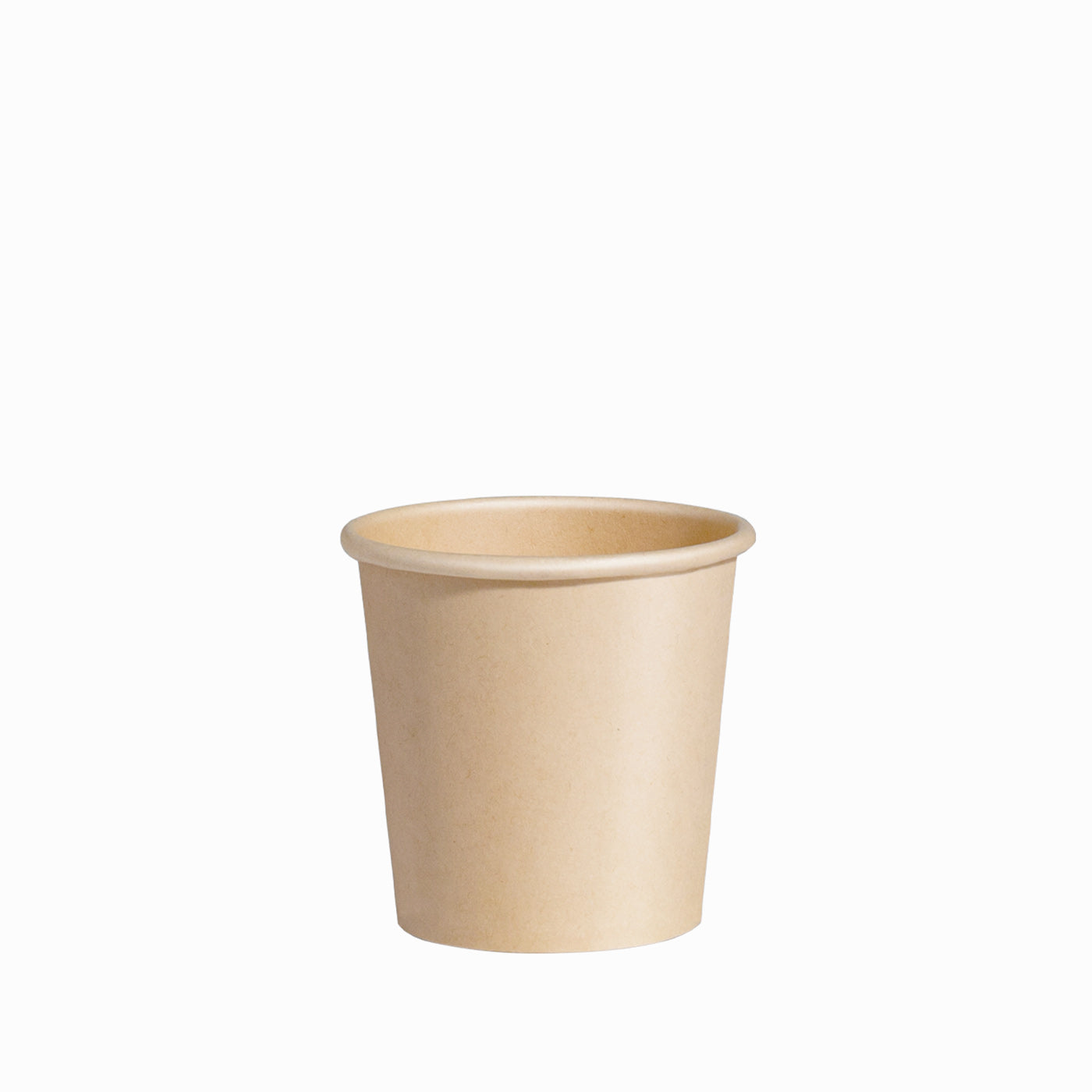 Vaso Cartón Biodegradable Pequeño 120 cc Kraft - Take Away 50 Uds