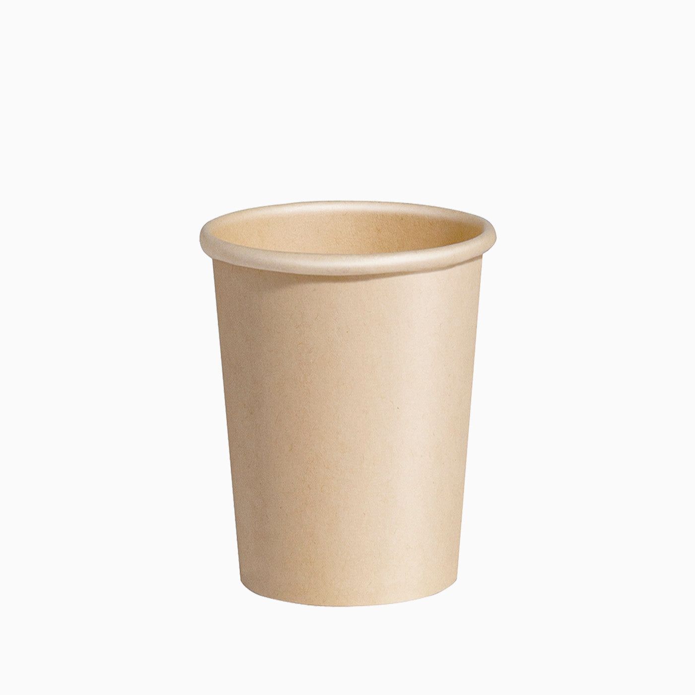 Vaso Cartón Grande Biodegradable 250 cc Kraft PERSONALIZADO