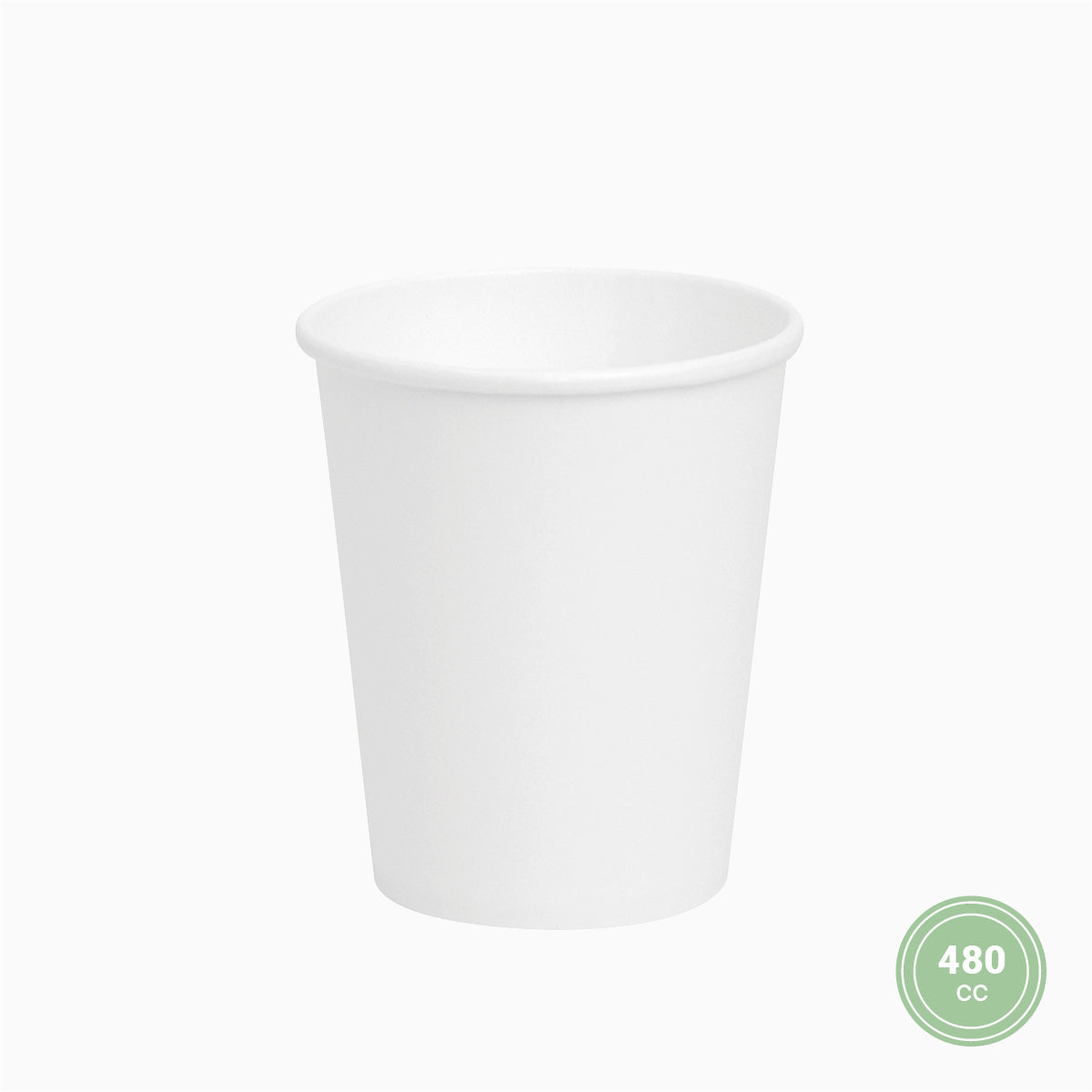 Vaso Cartón PLA Grande 480cc Blanco - Take Away