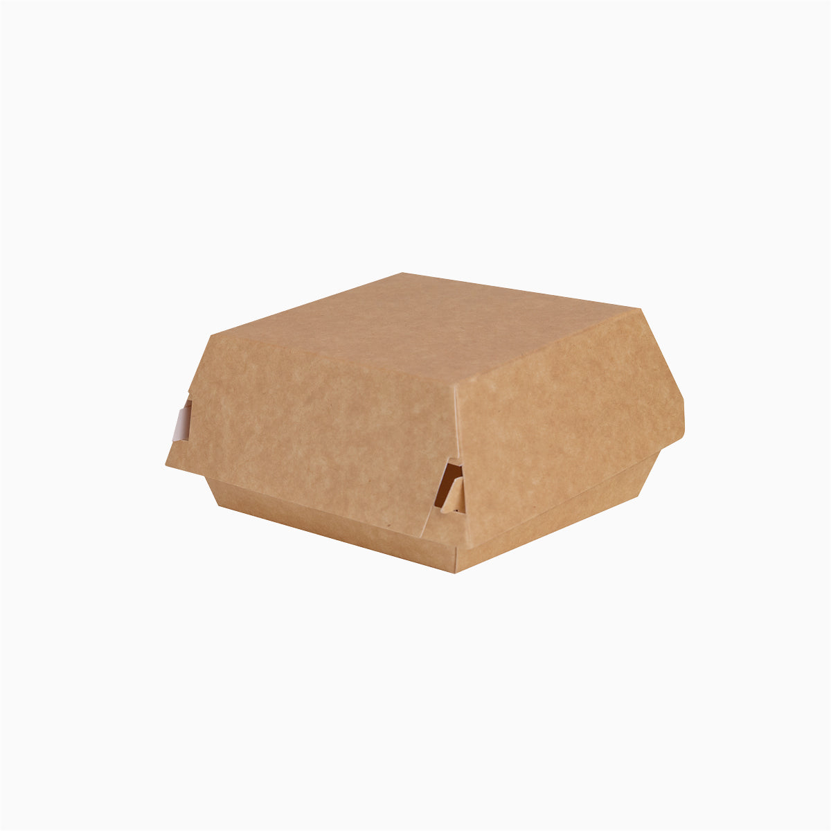 Caja Hamburguesa Cartón Mediana 11,5 x 11,5 x 9 cm - Take Away