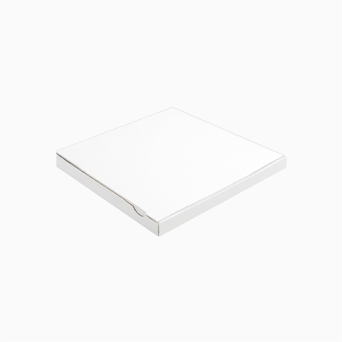 Caja Pizza Cartón Mini 26 x 26 x 3,5 cm Blanco - Take Away 100 Uds