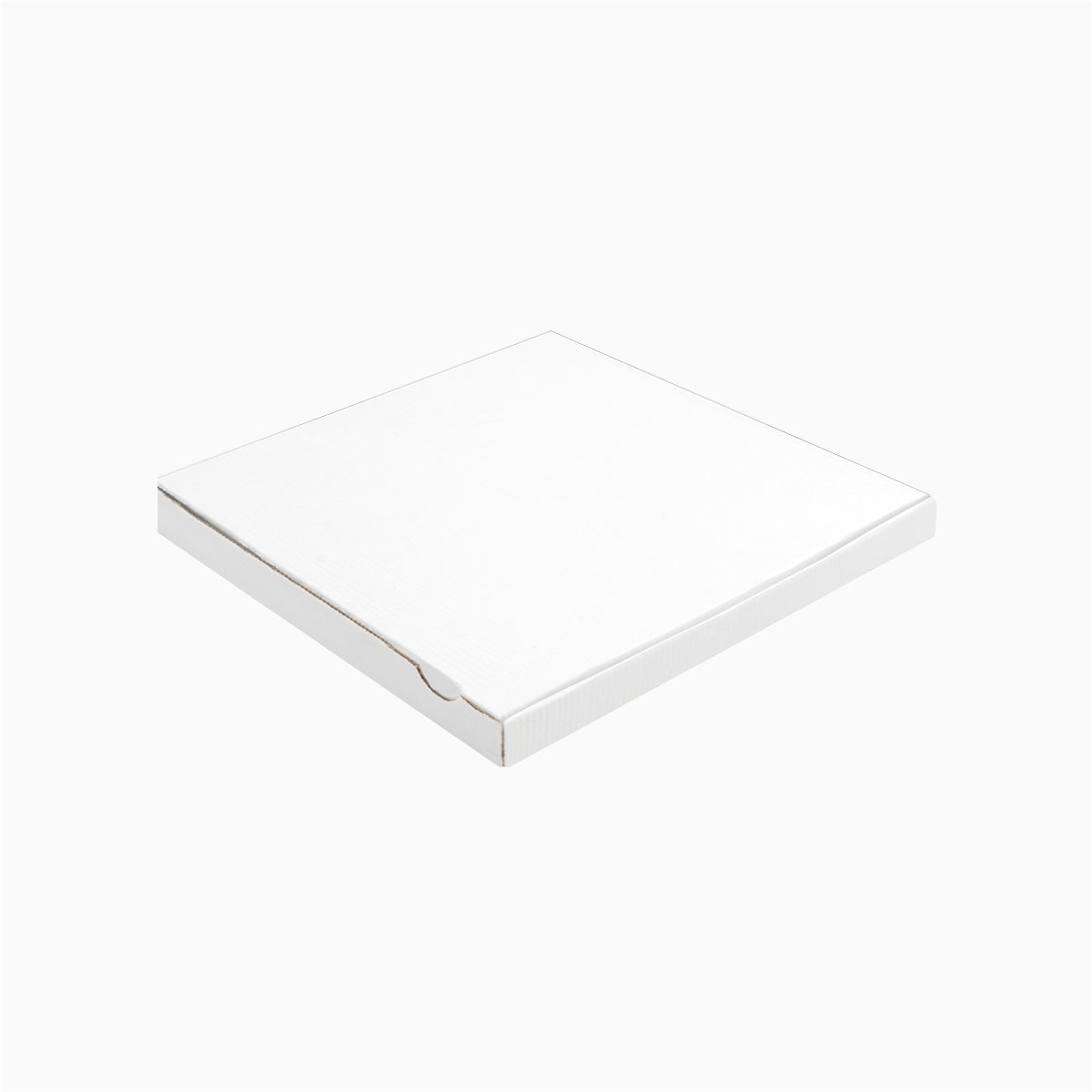 Caja Pizza Cartón Pequeña 30 x 30 x 4 cm Blanco - Take Away