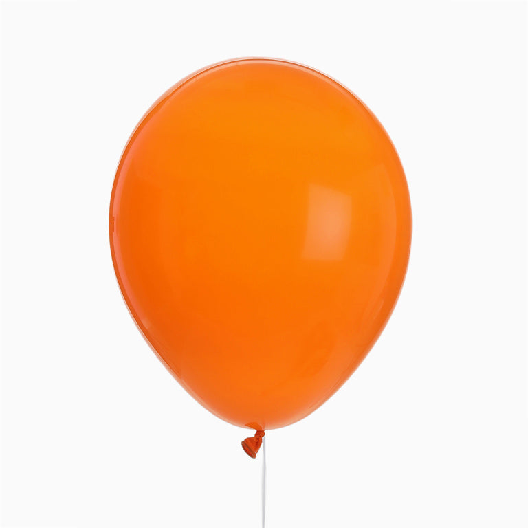 Globo Mate Látex Naranja / Pack 10 uds