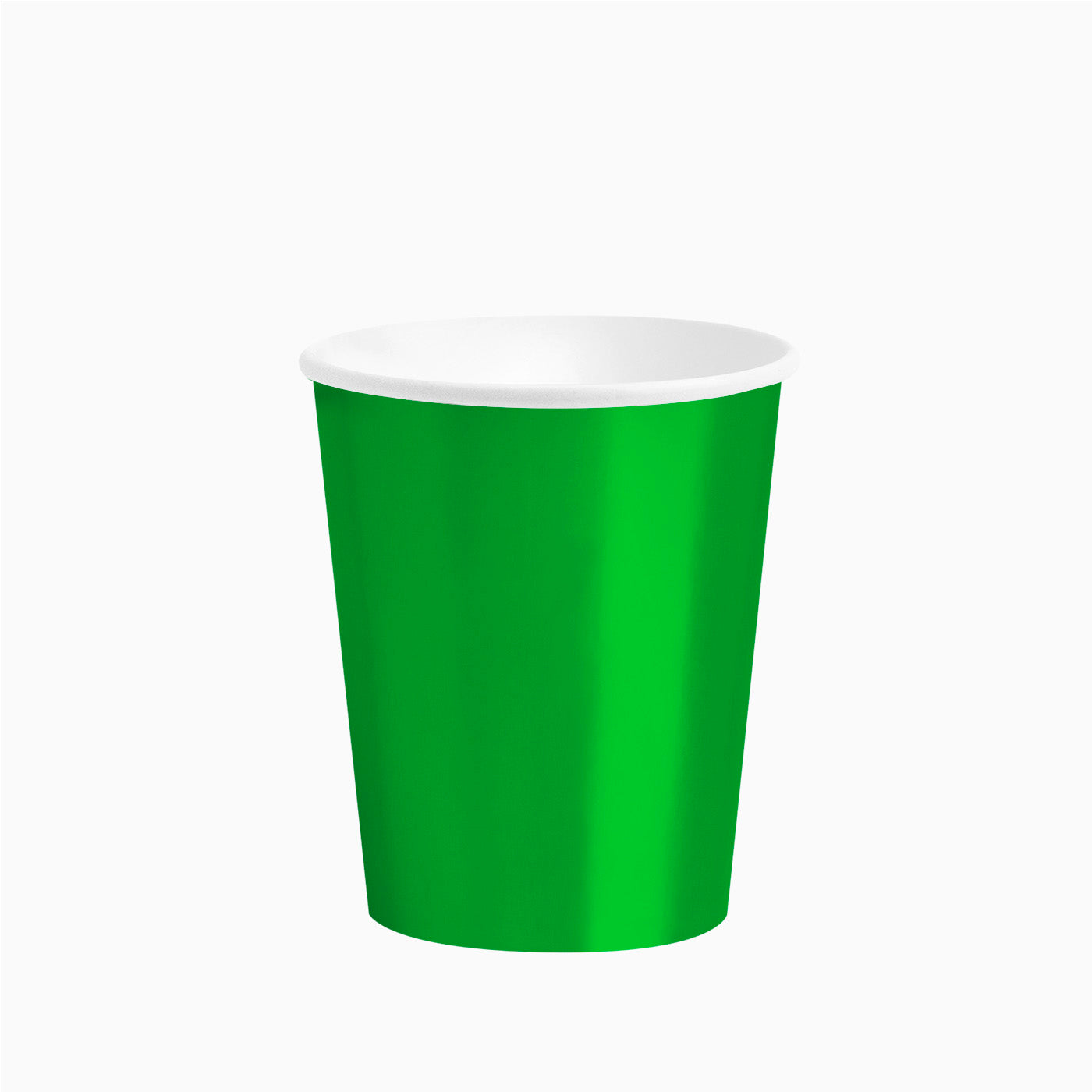 Vaso Cartón Metalizado 270 cc Verde