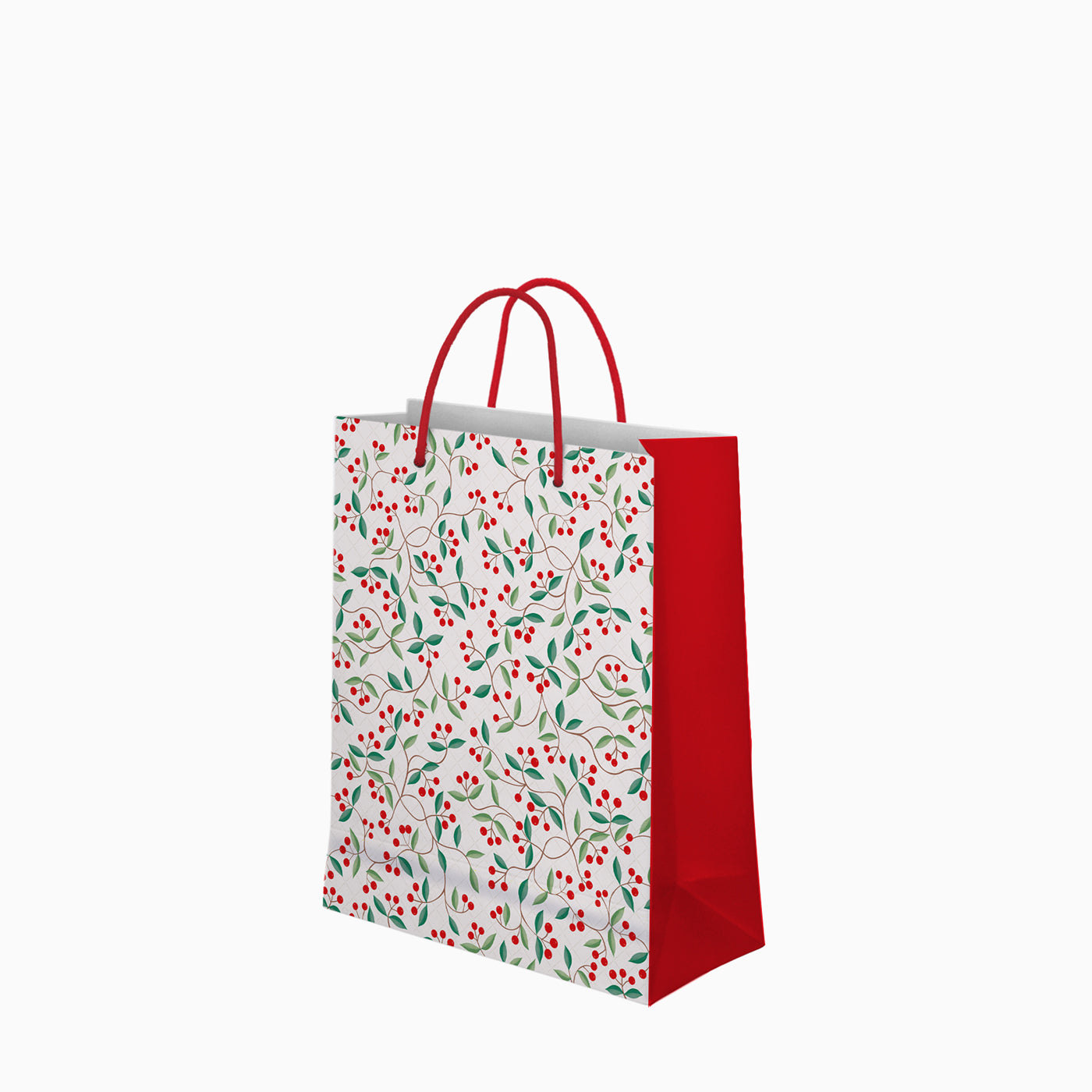 Bolsa Regalo Navidad Mediana Acebo