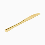 Cuchillo Plástico Reutilizable 20 cm Metalizado Oro