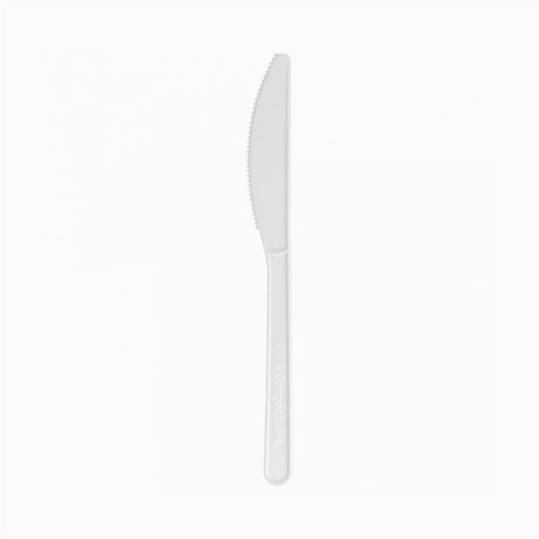 Cuchillo CPLA 18 cm Blanco