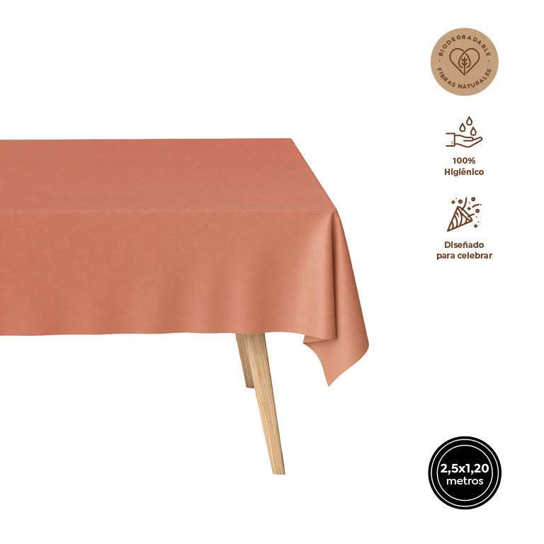 Rollo Mantel Impermeable Metalizado 1,20 x 2,50 m Oro Rosa