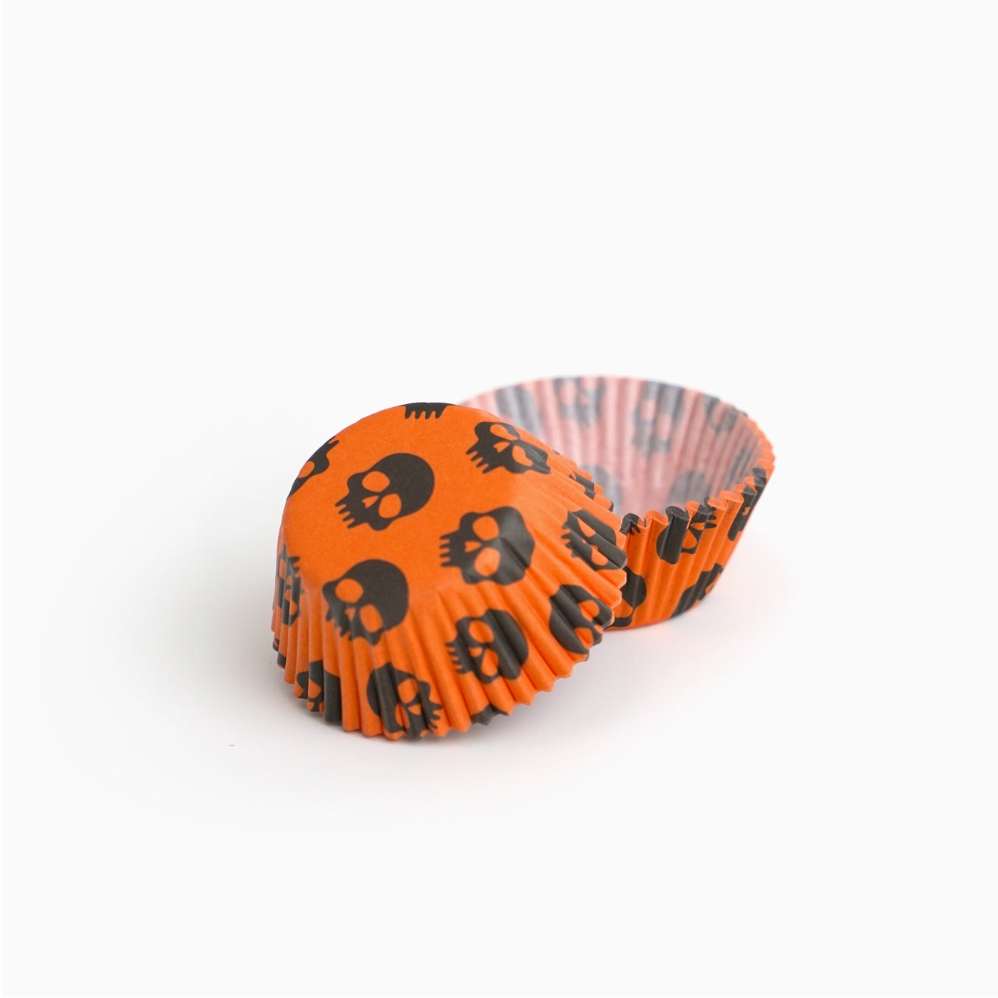 Molde Magdalena Grande Ø5.2 x 3 cm Calaveras Naranja y Negro