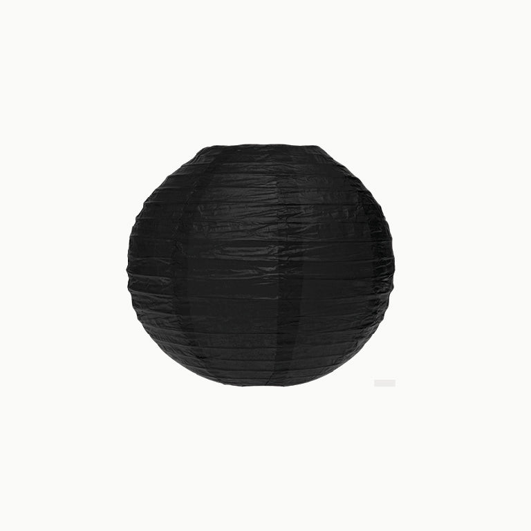 Lámpara Esfera Papel Pequeña Ø30 cm Negro