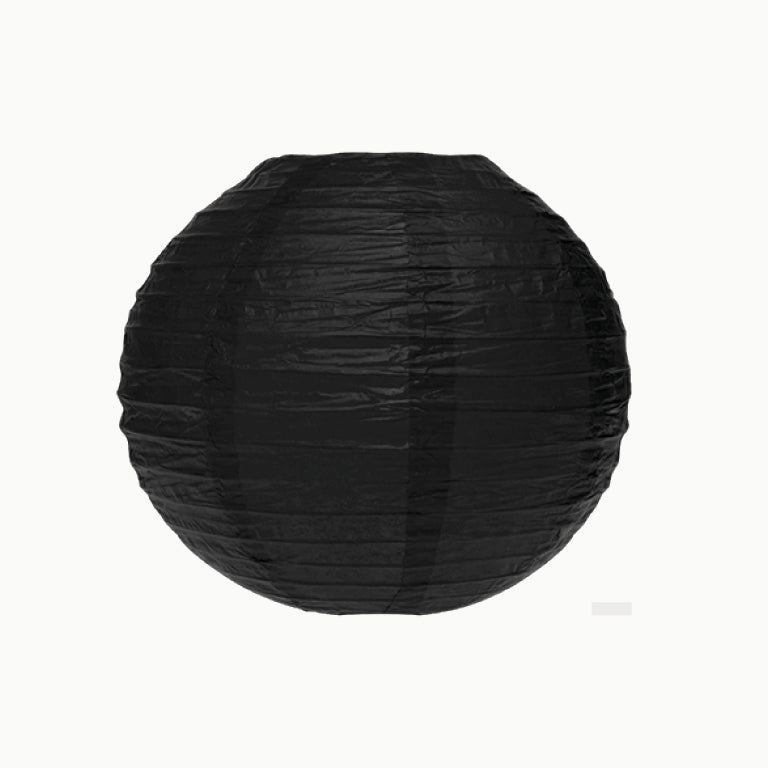 Lámpara Esfera Papel Grande Ø40 cm Negro