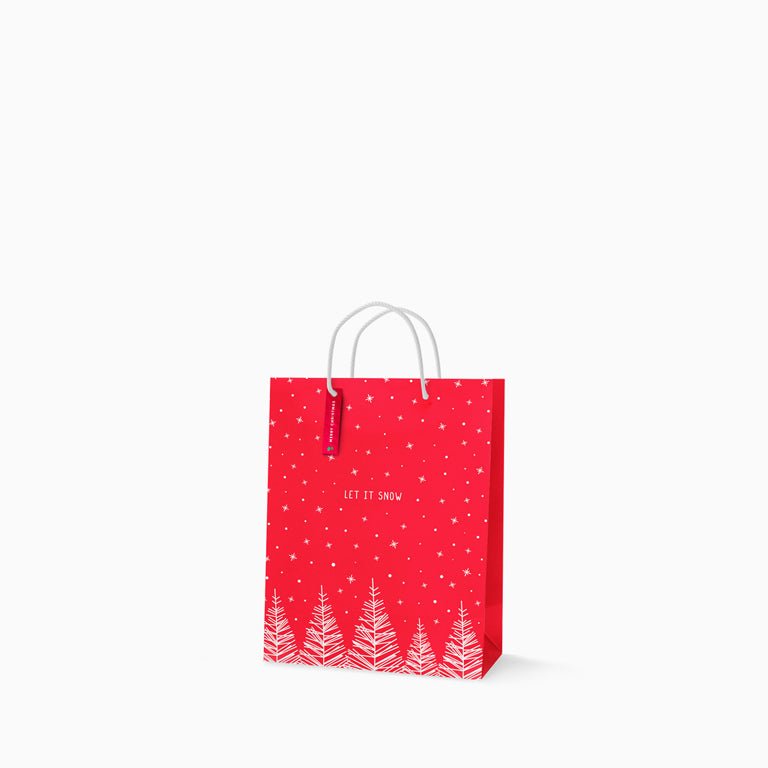 Bolsa Regalo Navidad Pequeña Let it snow