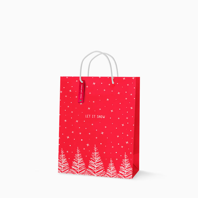 Bolsa Regalo Navidad Mediana Let it snow