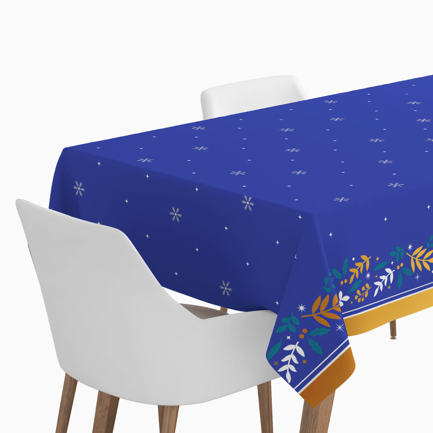 Rollo Mantel Navidad Azul Noche 1,20 x 5 m