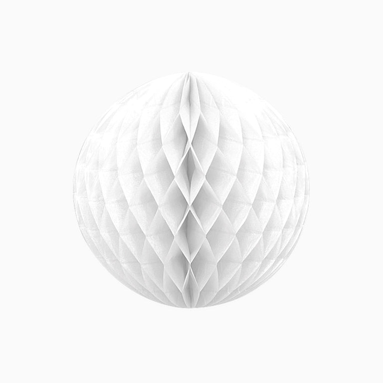 Bola Honeycomb Papel Blanco 35 cm