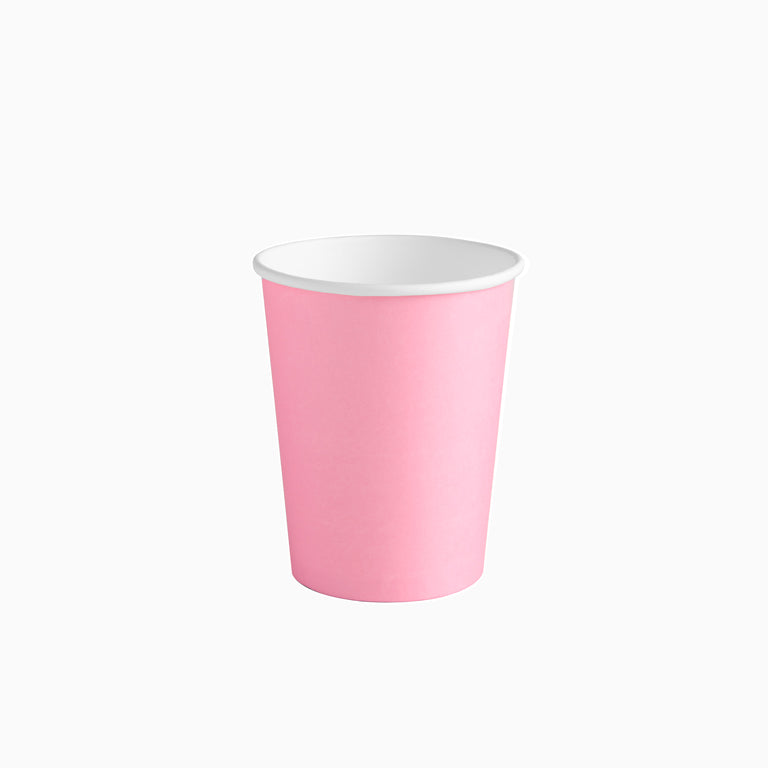 Vaso Cartón 270 cc Rosa Pastel