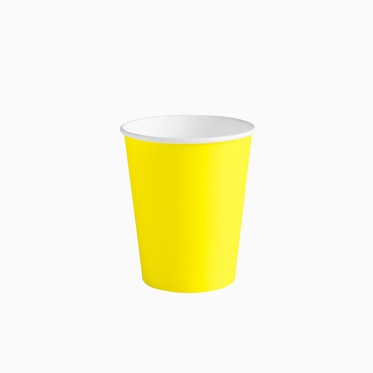 Vaso Cartón 270 cc Amarillo