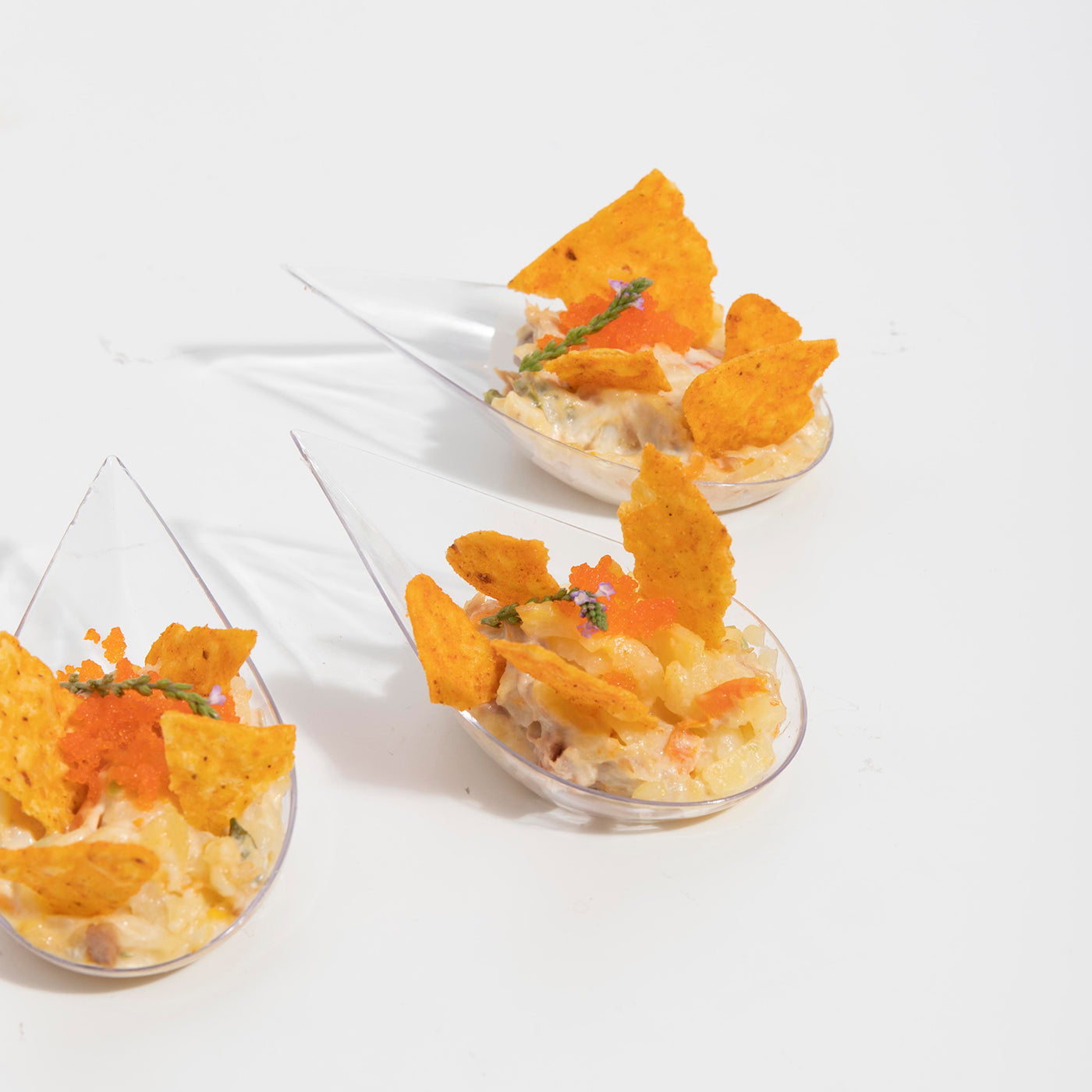 Cuchara Aperitivo Finger Food Plástico Reutilizable 10,1 x 5 cm 500 uds Transparente