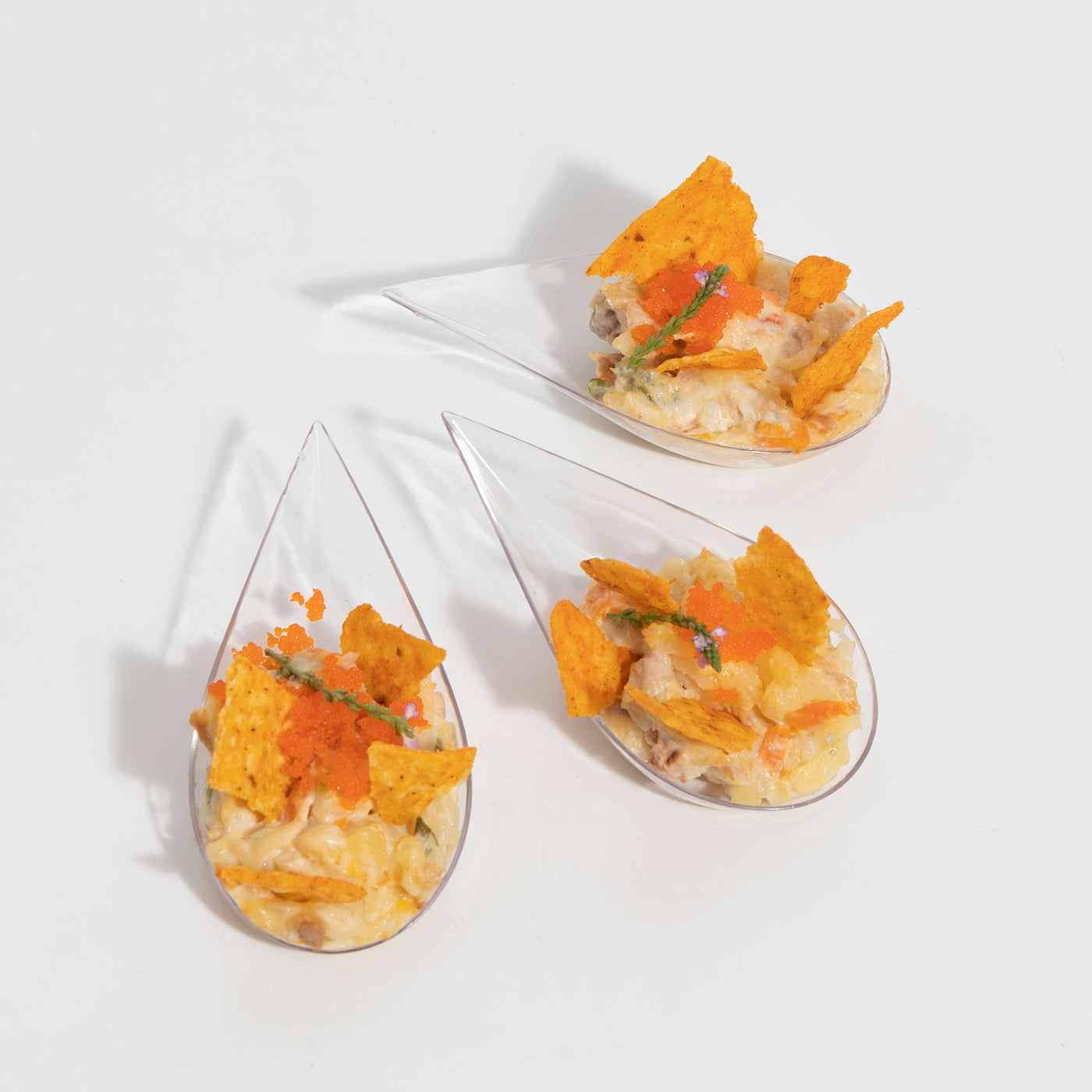 Cuchara Aperitivo Finger Food Plástico Reutilizable 10,1 x 5 cm 500 uds Transparente